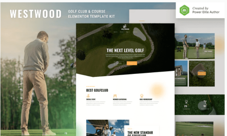 Изображение [Themeforest] Westwood – Golf Club & Course Elementor Template Kit в посте 235553