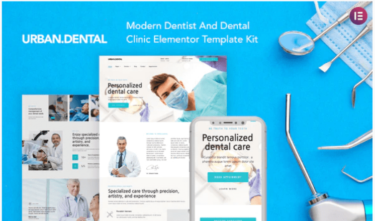 Изображение [Themeforest] UrbanDental – Dentist & Dental Clinic Template Kit в посте 238296