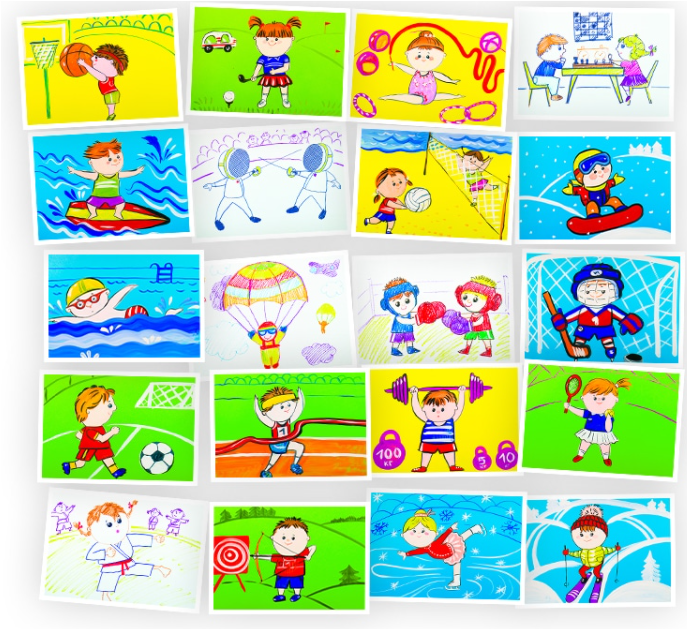 Изображение [skillberry] Виды спорта. Рисование для детей (2021) в посте 249384