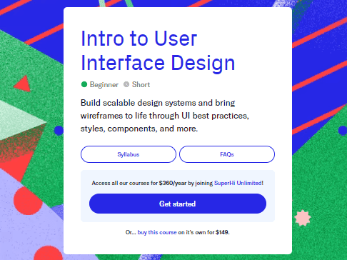 Изображение [superhi] Введение в дизайн пользовательского интерфейса (2022) в посте 252465