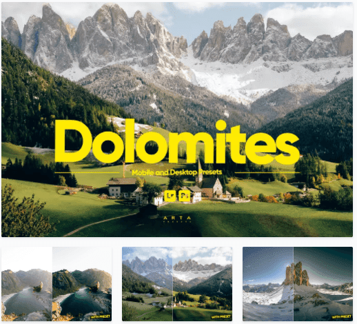 Изображение [elements.envato] ARTA - Dolomites Presets for Lightroom (2022) в посте 253276