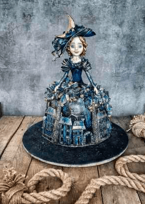 Изображение [Ольга Громак] 3D-торт Кукла «Сказка на ночь» (2022) в посте 283277