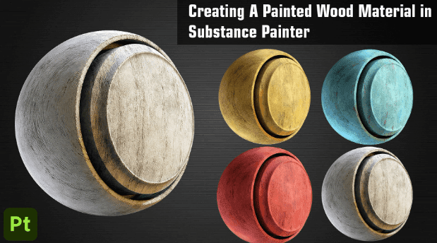 Изображение [artstation] Создание окрашенного деревянного материала в Substance Painter (2022) в посте 286235