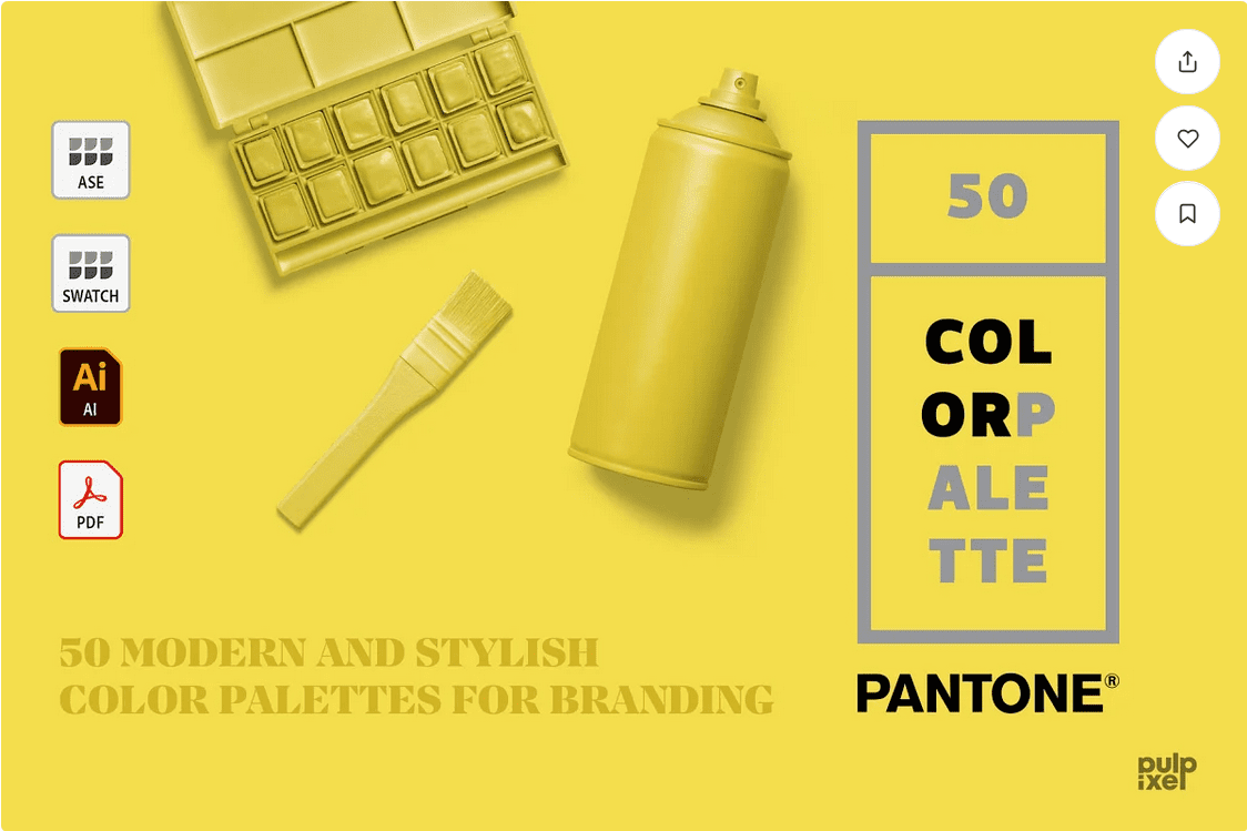 Изображение [creativemarket] 50 Pantone Branding Color Palettes (2022) в посте 286722