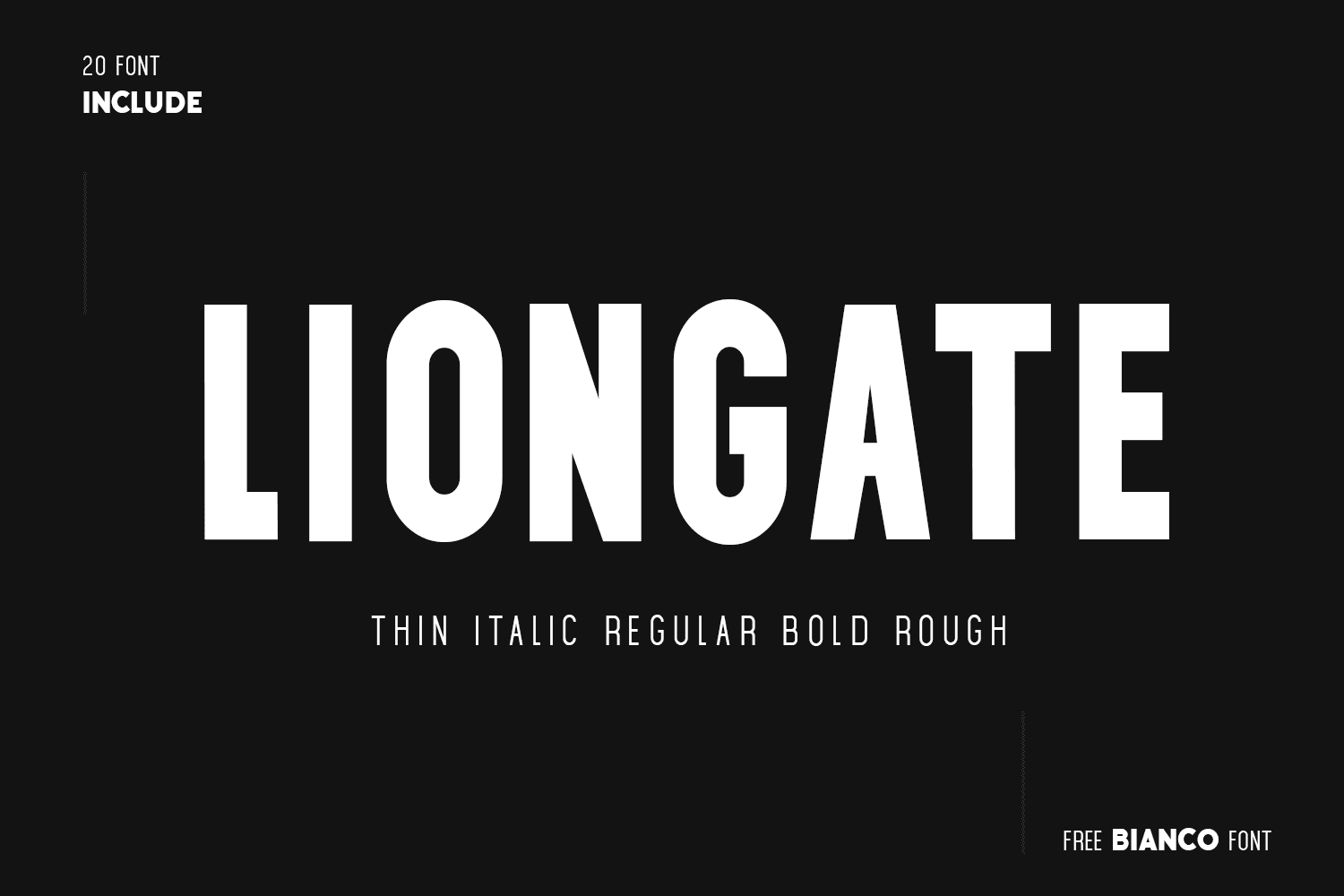 Изображение [Creativefabrica] Liongate Font (2022) в посте 293673