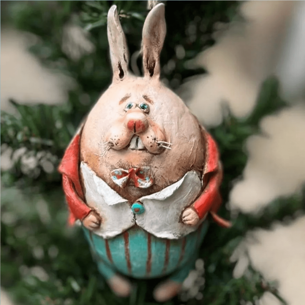 Изображение [Ольга Норвилиене] Рождественский заяц (2022) в посте 293163