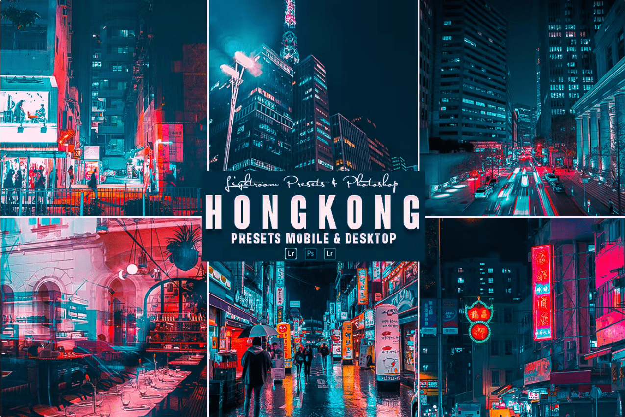 Изображение [elements.envato] Hongkong Photoshop Action & Lightrom Presets (2021) в посте 294937