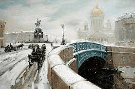 Изображение [Мария Павлова] [lectoroom] Зимний Петербург. Пейзаж маслом (2022) в посте 287542
