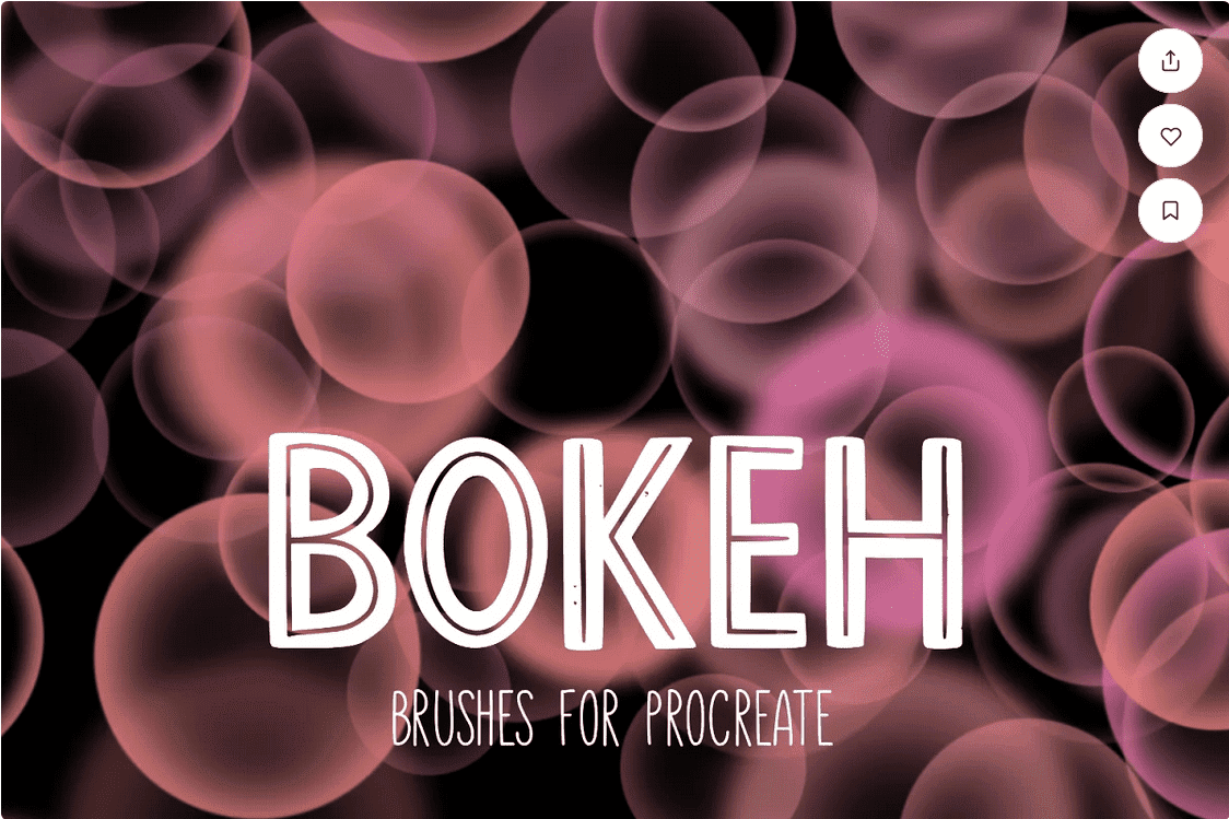 Изображение [creativemarket] Bokeh | Procreate Brushes в посте 299473