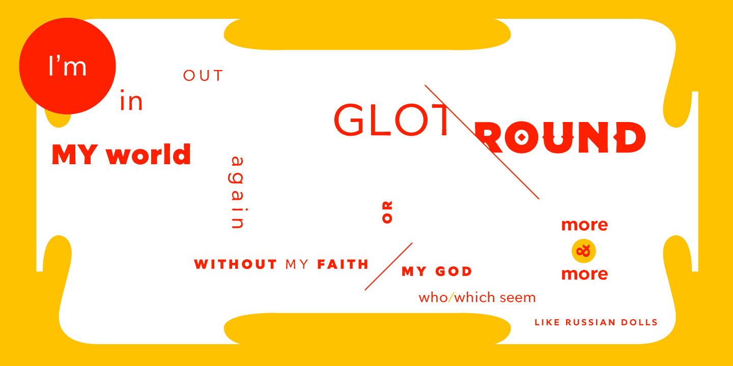 Изображение [Myfonts] Glot Round Font (2021) в посте 242367