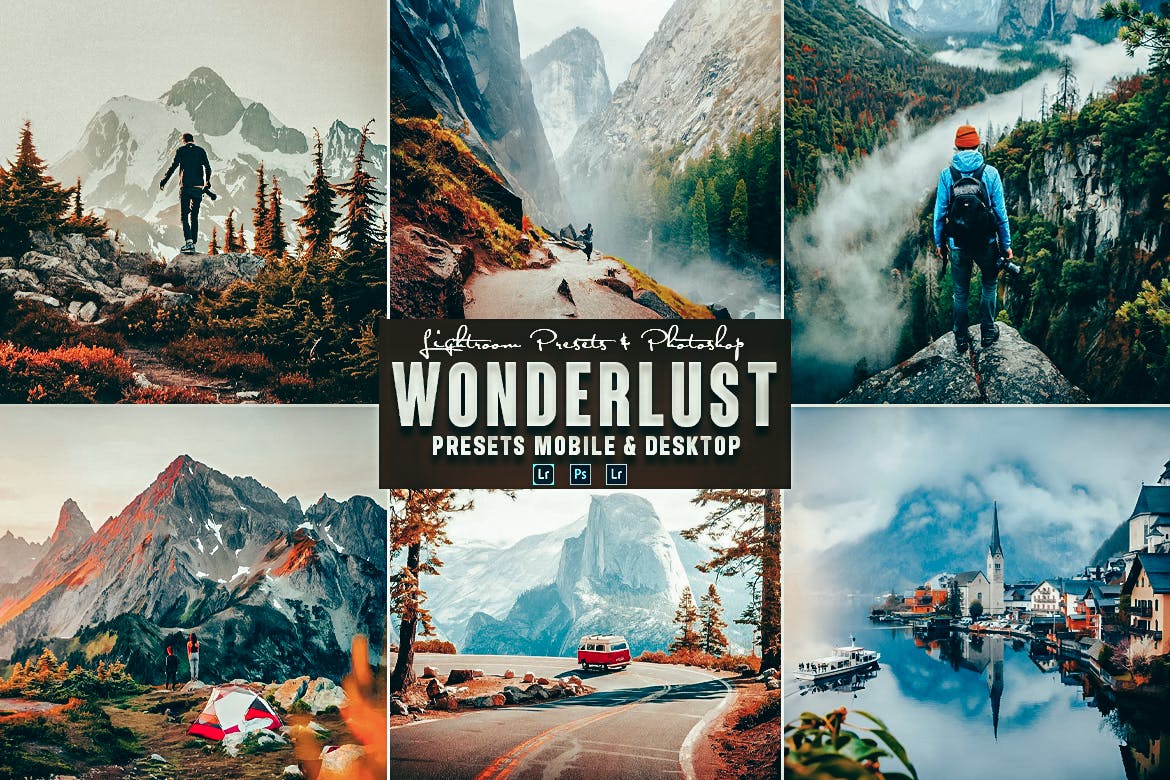 Изображение [Elements.Envato] Wonderlust Photoshop Action & Lightrom Presets (2021) в посте 245791