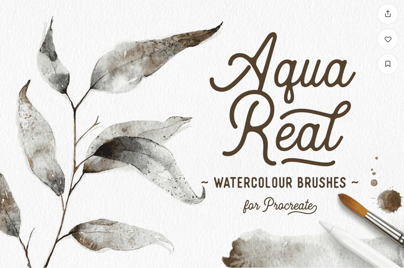 Изображение [Lisa Glanz] AquaReal Procreate Watercolor Set (2022) в посте 266155