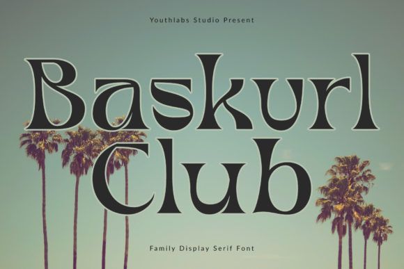 Изображение [Creativefabrica] Baskvrl Club Font (2021) в посте 245886