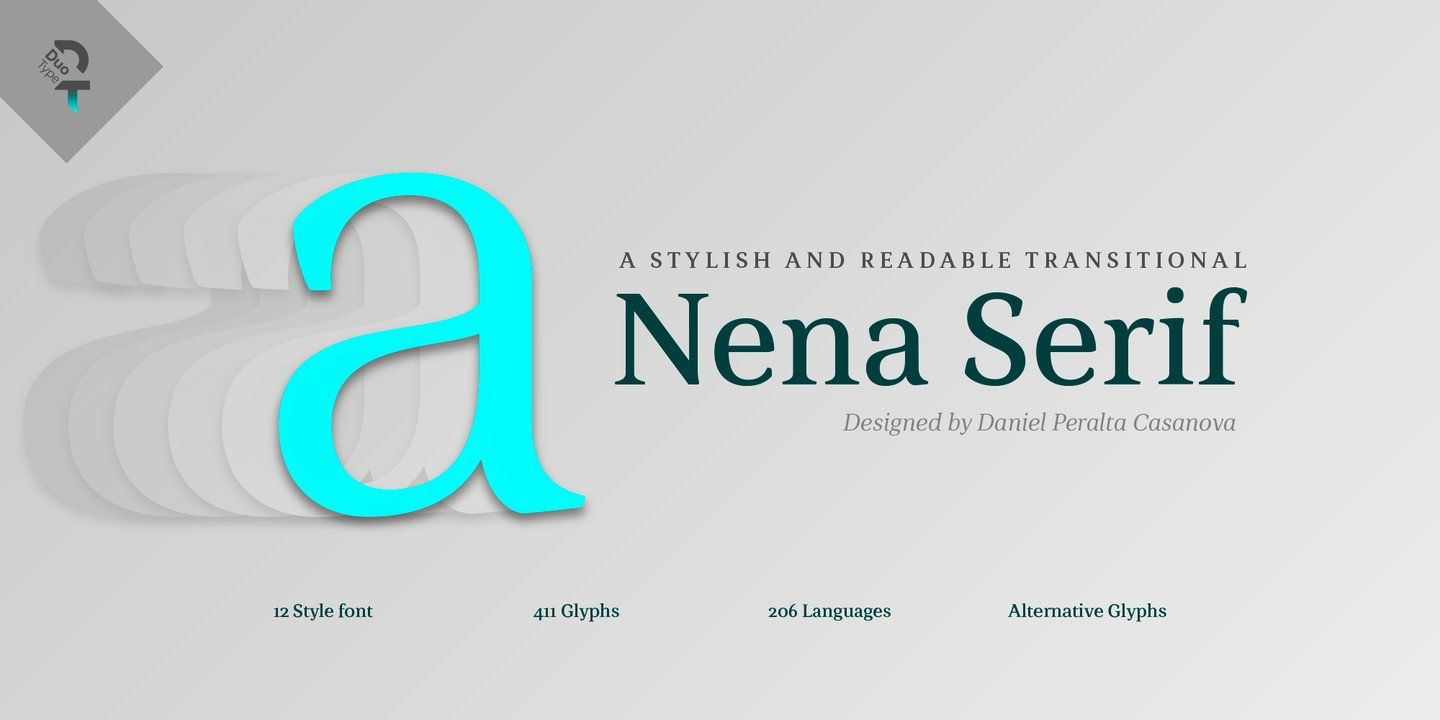 Изображение [Myfonts] Nena Serif Font (2021) в посте 242368