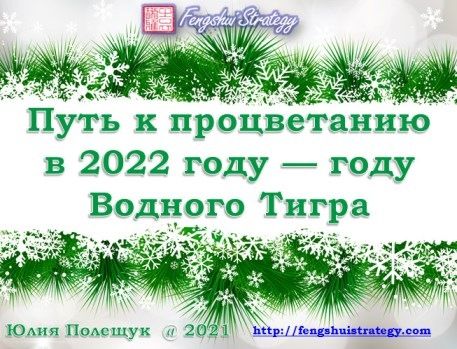 Изображение [Юлия Полещук] Путь к Процветанию в 2022 году - году Водного Тигра (2021) в посте 253552