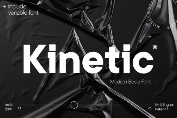 Изображение [Сreativefabrica] Kinetic Font (2021) в посте 246392