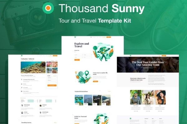 Изображение [Ziwatemplates] Thousand Sunny – Travel Elementor Kit в посте 199021