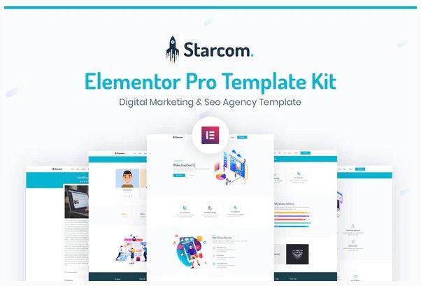 Изображение [Themeforest] Starcom - Saas & Startup Template Kit в посте 202231