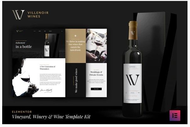 Изображение [Themeforest] Villenoir - Wine Template Kit в посте 196297