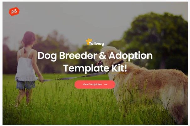 Изображение [Themeforest] Tailwag - Dog Breeder & Adoption Template Kit в посте 200502