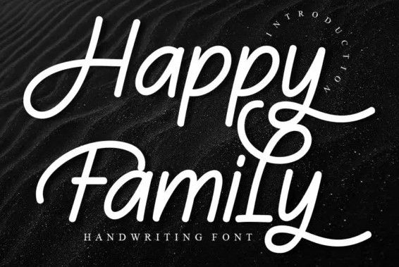 Изображение [Creativefabrica] Happy Family Font в посте 201547