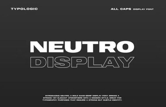 Изображение [Creativefabrica] Nuetro Display Font в посте 199025