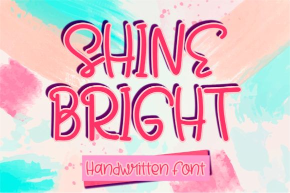 Изображение [Creativefabrica] Shine Bright Font в посте 203702