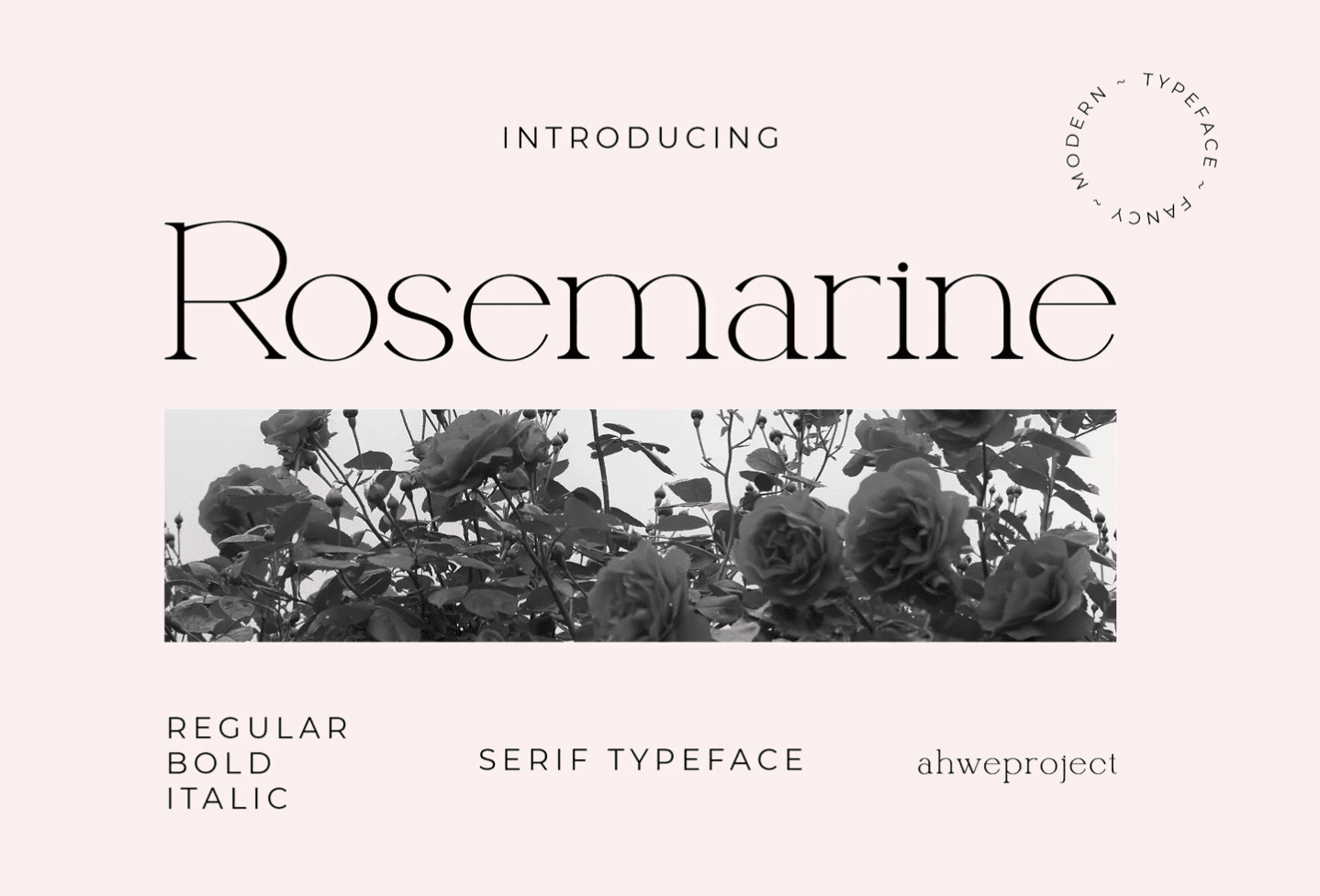 Изображение [Fontbundles] Rosemarine Font (2021) в посте 244701