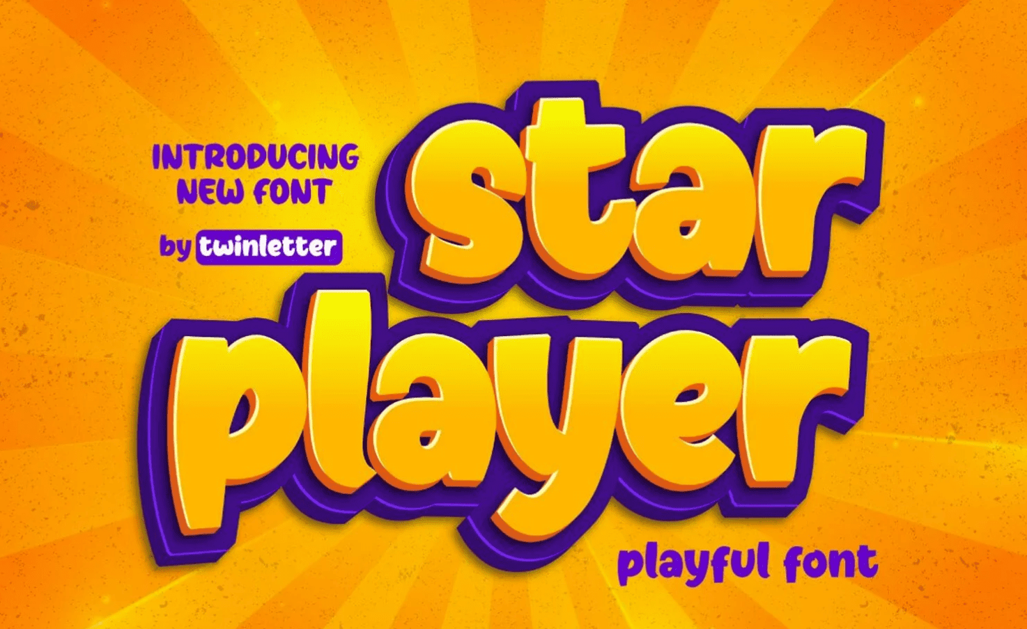 Изображение [Fontbundles] Star Player Font (2021) в посте 245889