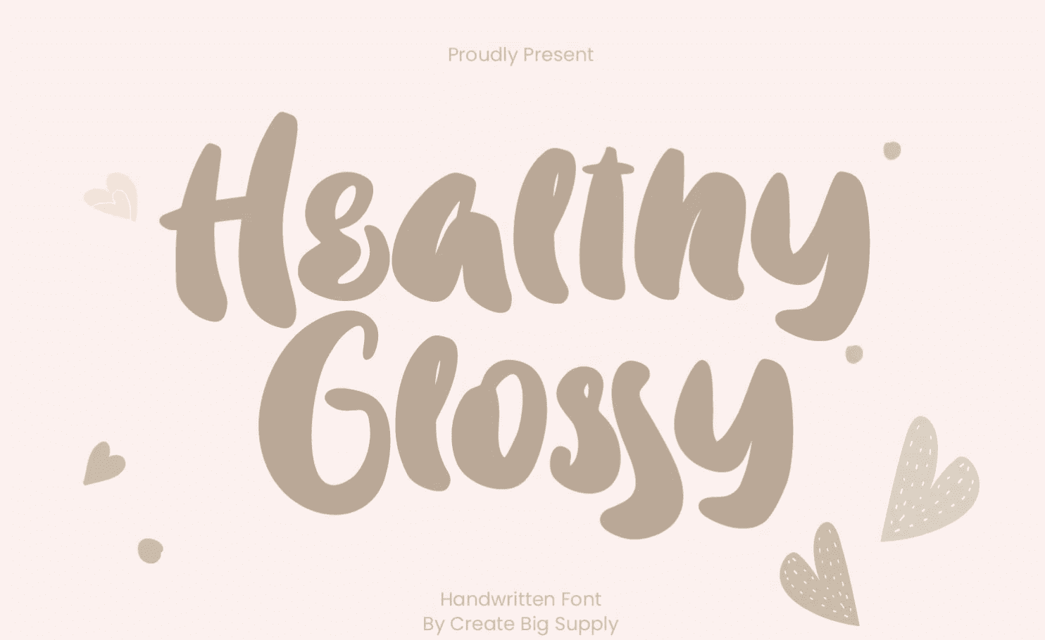 Изображение [Fontbundles] Healthy Glossy Font (2021) в посте 245890