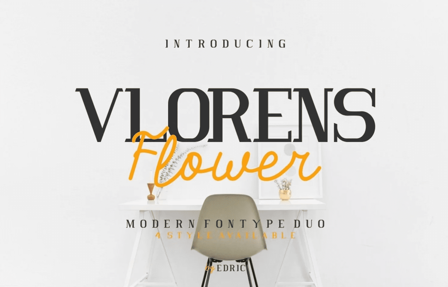 Изображение [Fontbundles] Vlorens Flower Font (2022) в посте 253256