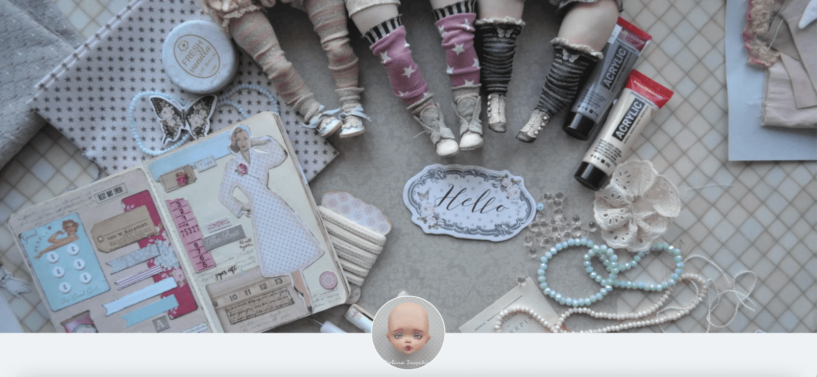 Изображение [Полина Инякина] [Куклы] Клуб декора тканей (2022) в посте 262153