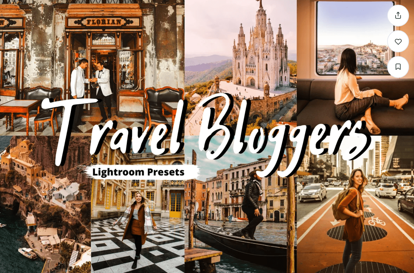 Изображение [Creativemarket] Travel Bloggers Lightroom Presets (2019) в посте 268012
