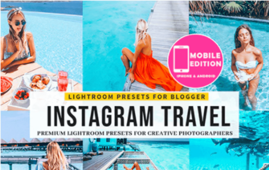 Изображение [Graphicriver] Instagram Blogger Travel lightroom presets (2020) в посте 268015
