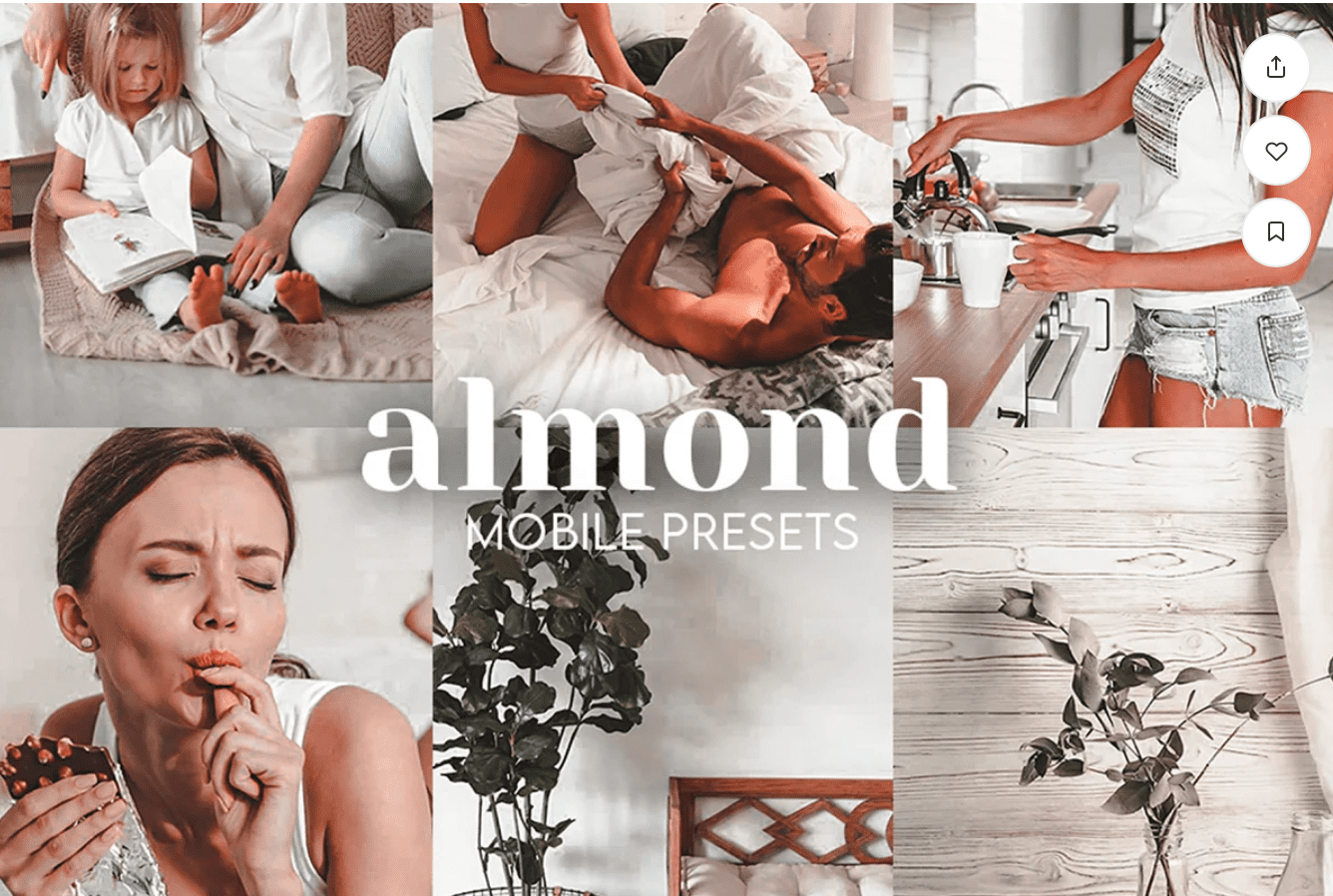 Изображение [creativemarket] Almond Lightroom Mobile Presets (2022) в посте 268463