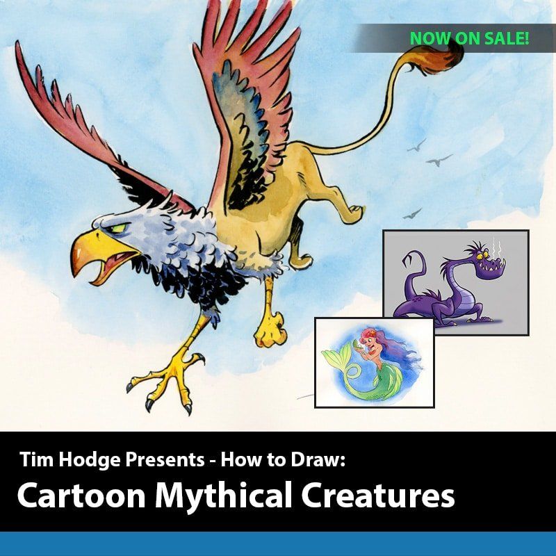 Изображение [Тим Ходж] Рисование мультяшных мифических существ (2021) в посте 255003