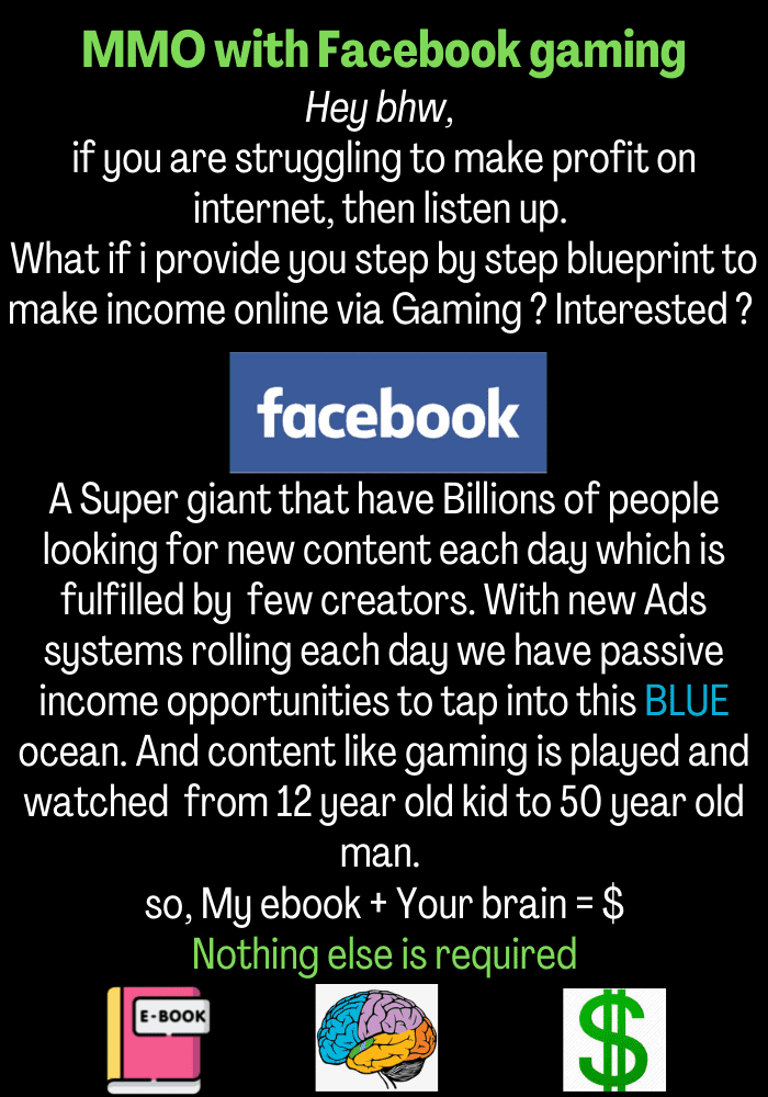 Изображение [BlackHatWorld] Простое руководство по заработку через Facebook Gaming (2022)