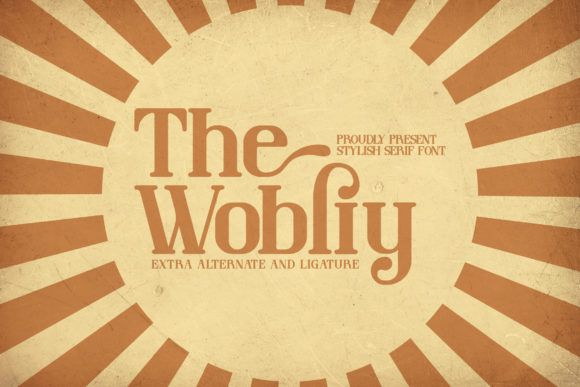 Изображение [Creativefabrica] The Wobliy Font (2022) в посте 257607